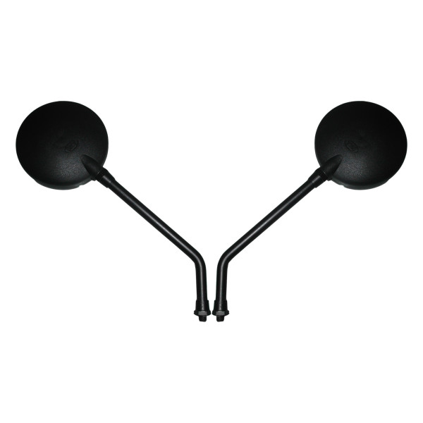 Hi Level Mirrors 10mm black round left or right kaw